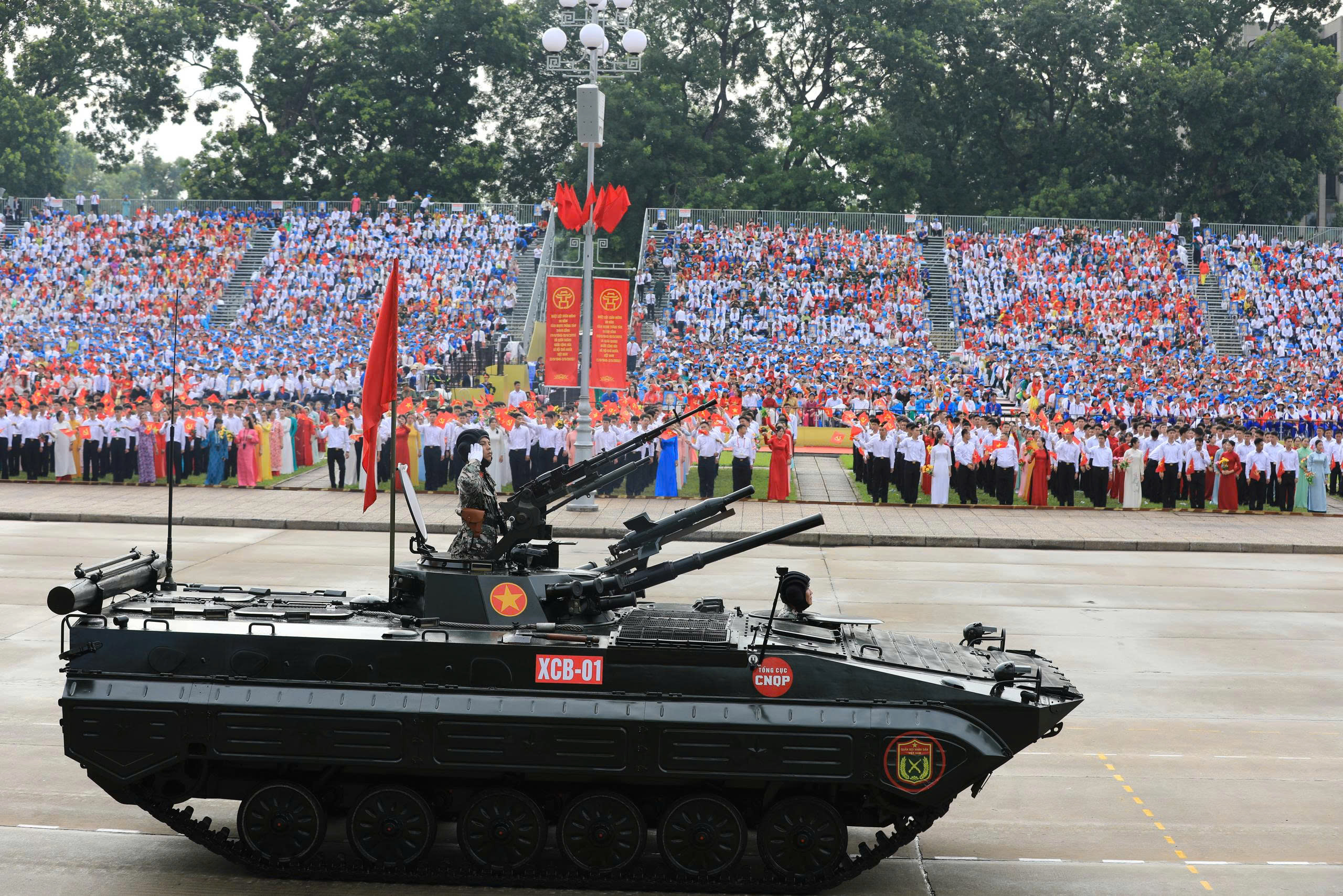 Màn phô diễn sức mạnh quân sự ấn tượng tại Tổng duyệt A80 - ảnh 9