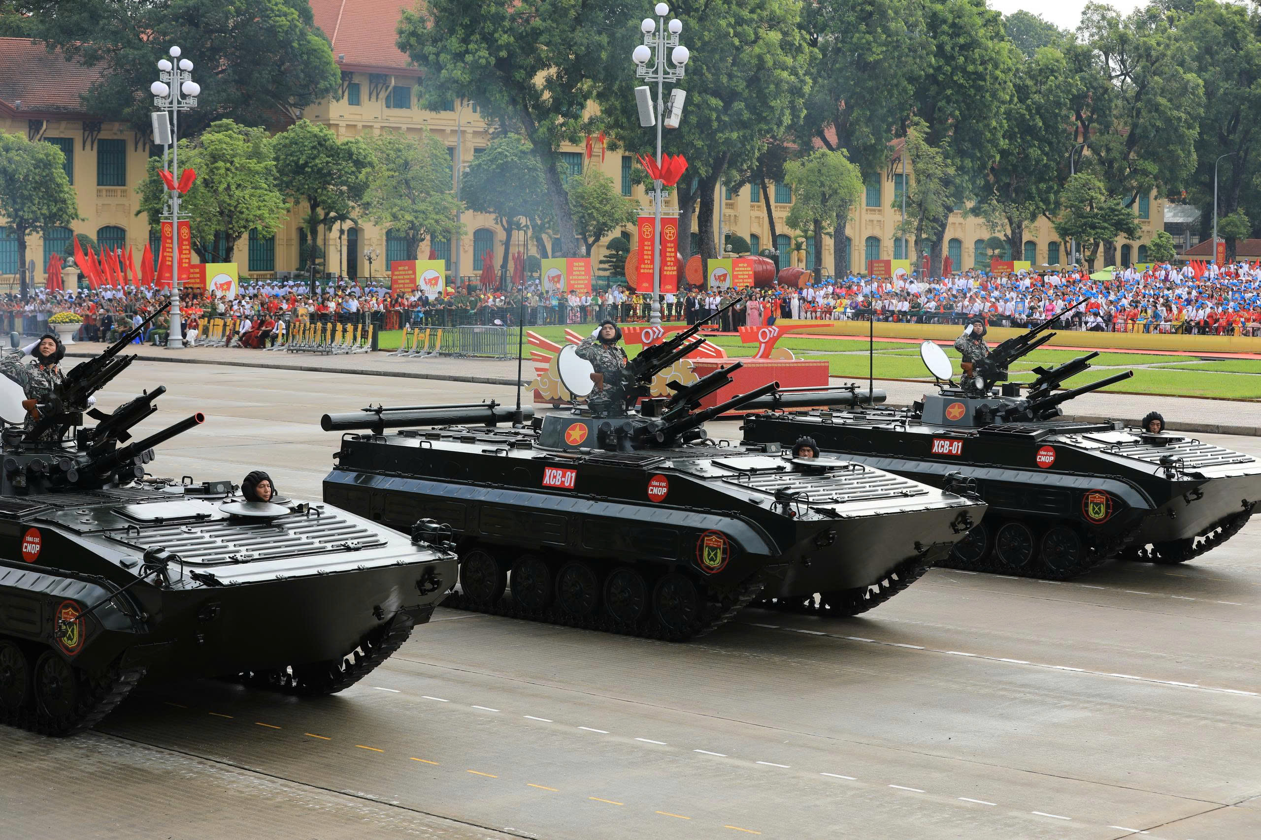Màn phô diễn sức mạnh quân sự ấn tượng tại Tổng duyệt A80 - ảnh 10