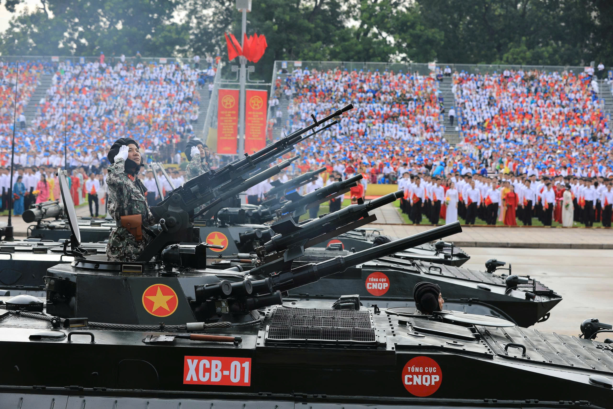 Màn phô diễn sức mạnh quân sự ấn tượng tại Tổng duyệt A80 - ảnh 11