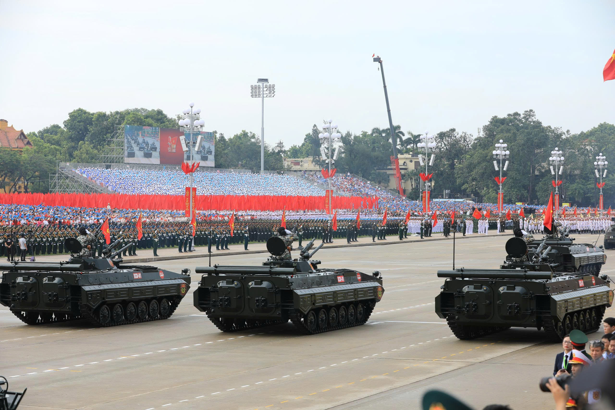 Màn phô diễn sức mạnh quân sự ấn tượng tại Tổng duyệt A80 - ảnh 12