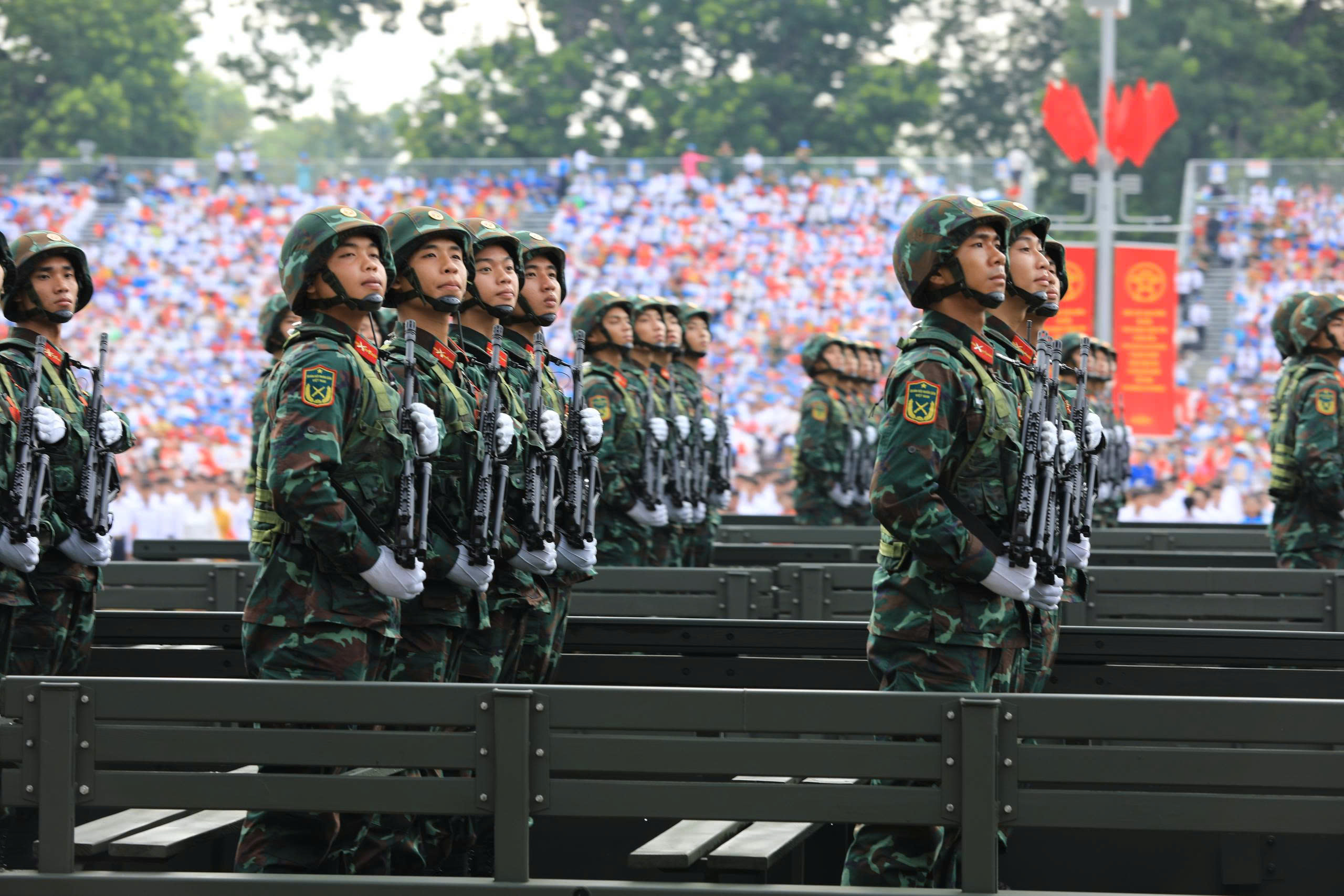 Màn phô diễn sức mạnh quân sự ấn tượng tại Tổng duyệt A80 - ảnh 16