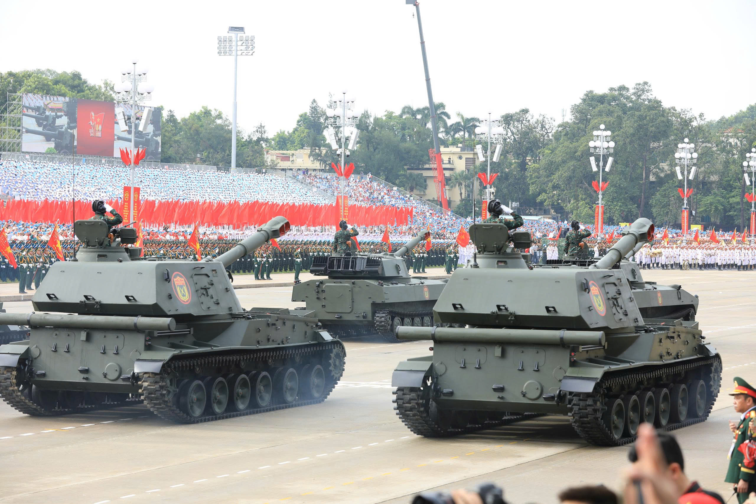 Màn phô diễn sức mạnh quân sự ấn tượng tại Tổng duyệt A80 - ảnh 19
