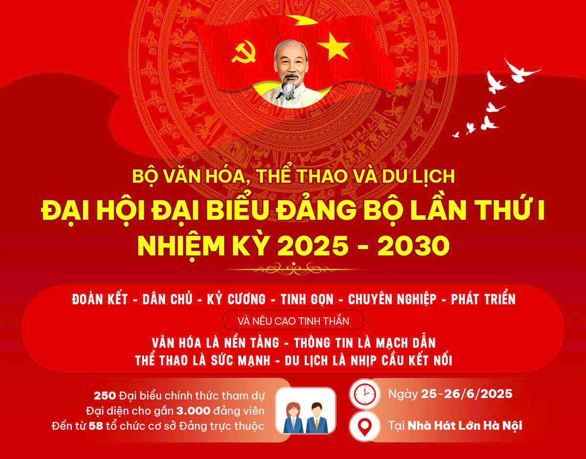 Hình ảnh tuyên truyền Đại hội đại biểu Đảng bộ lần thứ I nhiệm kỳ 2025-2030 - ảnh 1