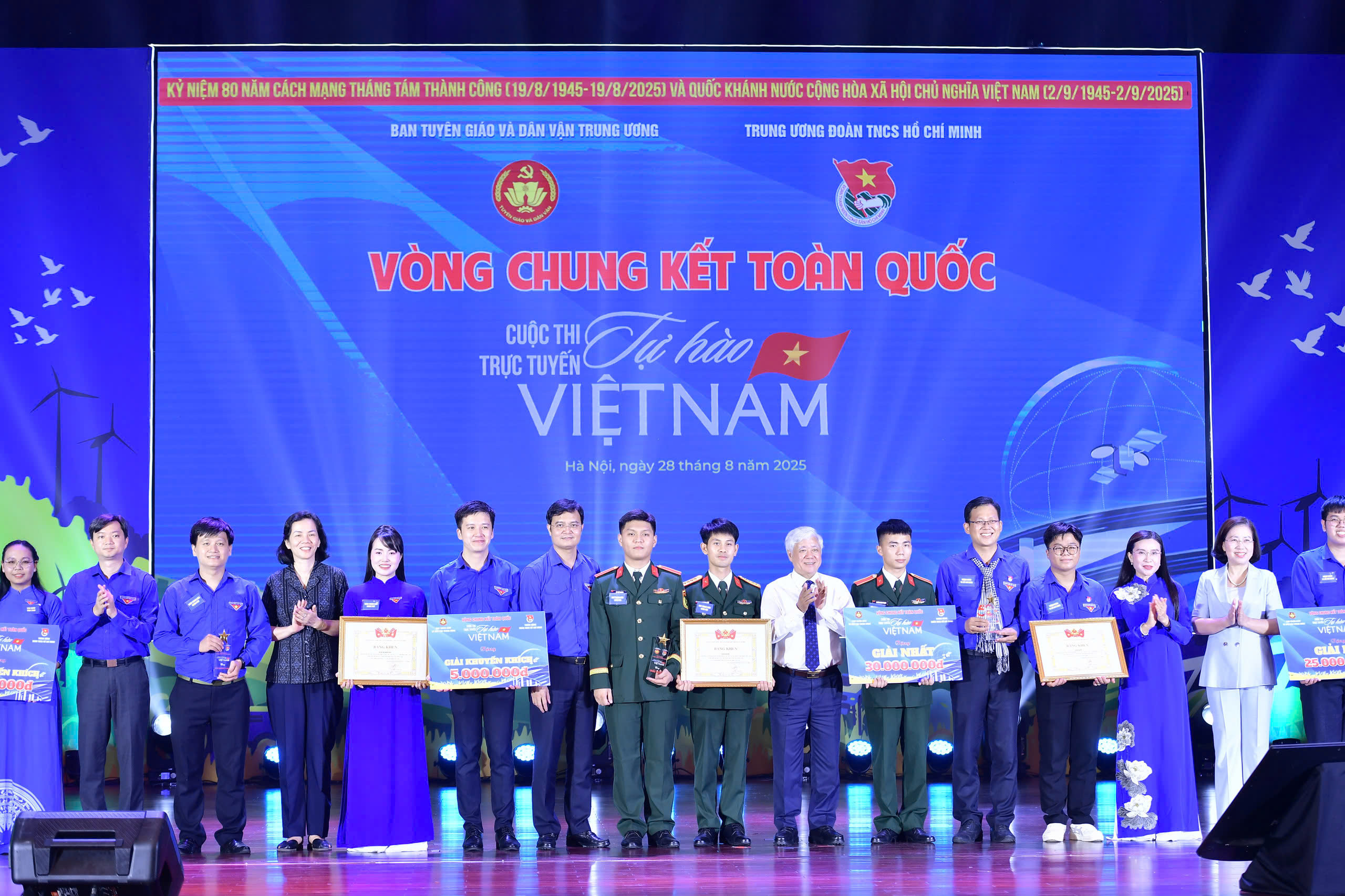 Ban Thanh niên Quân đội giành giải Nhất cuộc thi  trực tuyến “Tự hào Việt Nam” 