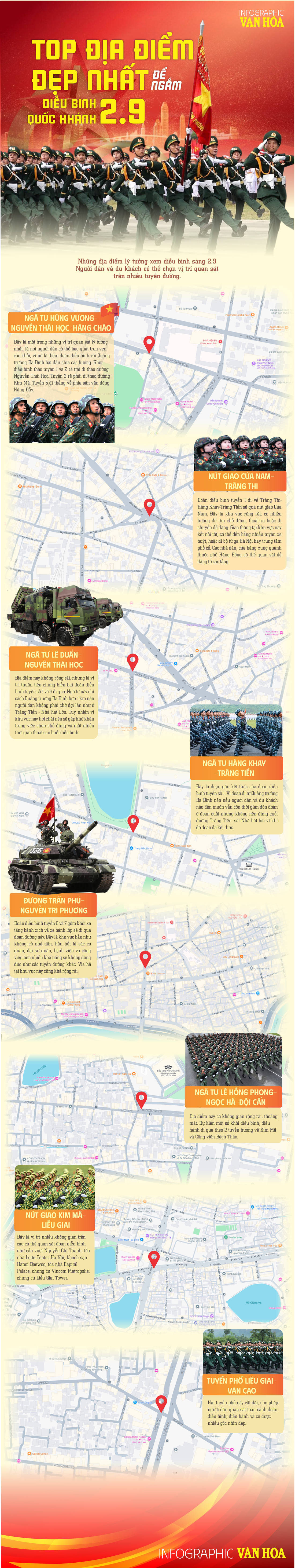 (Infographic) Top địa điểm đẹp nhất để ngắm diễu binh Quốc khánh 2.9 - ảnh 1