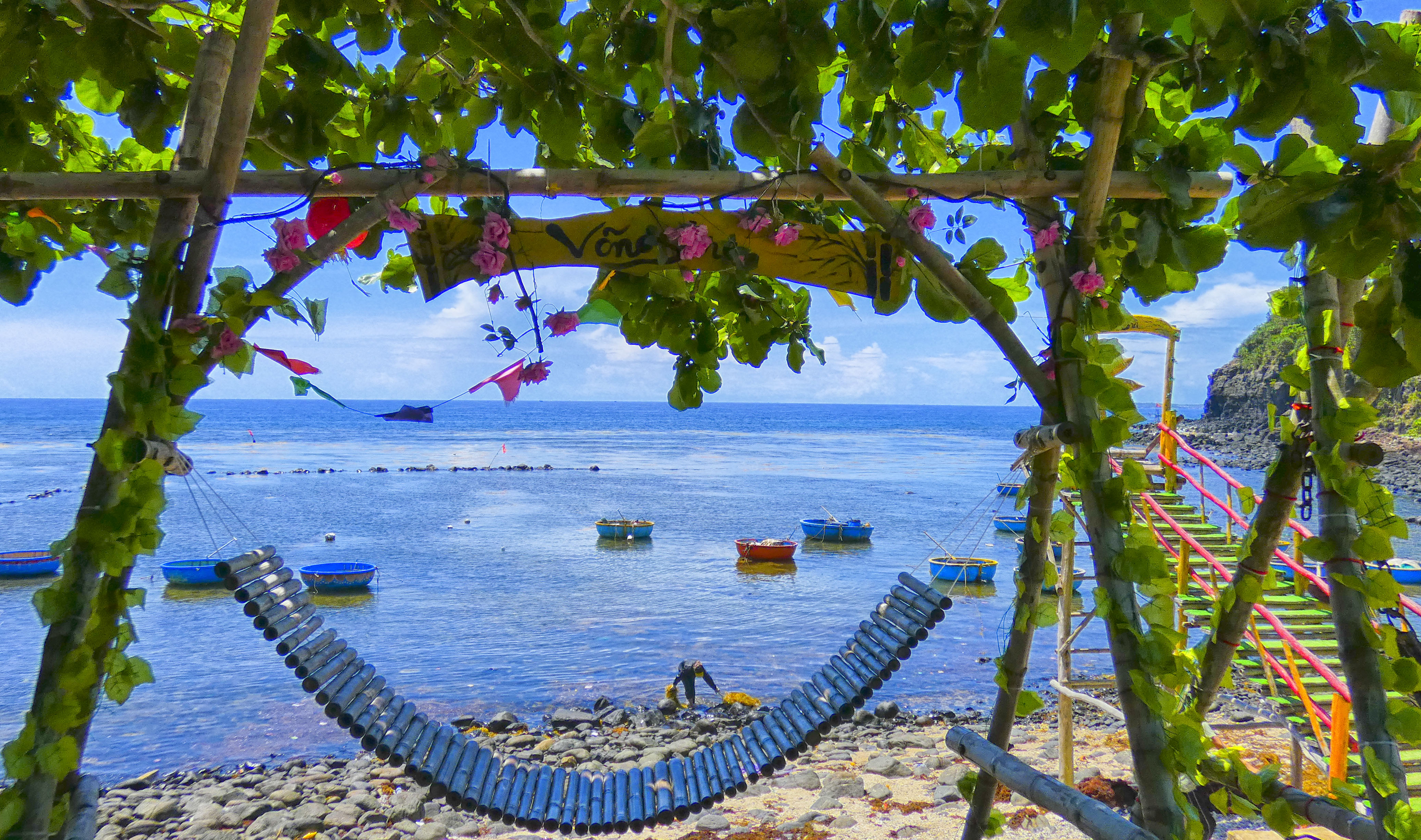 Vẻ đẹp mùa rong mơ ở thắng cảnh Gành Yến - ảnh 6