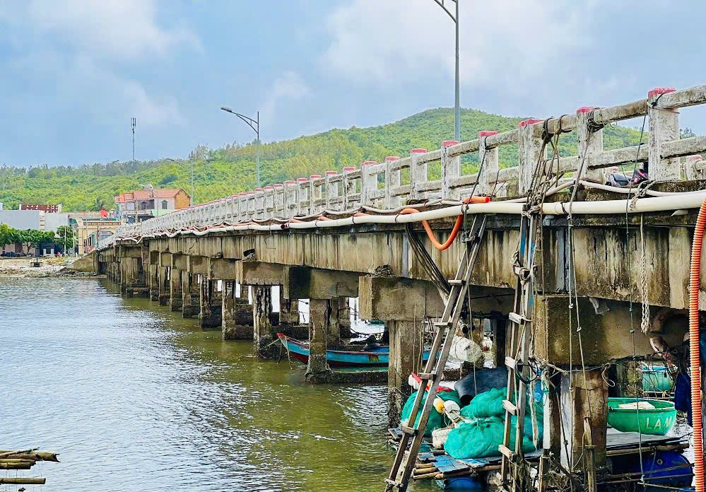 Cầu nguy cơ đổ sập, chính quyền cảnh báo ngư dân vẫn neo đậu - ảnh 5