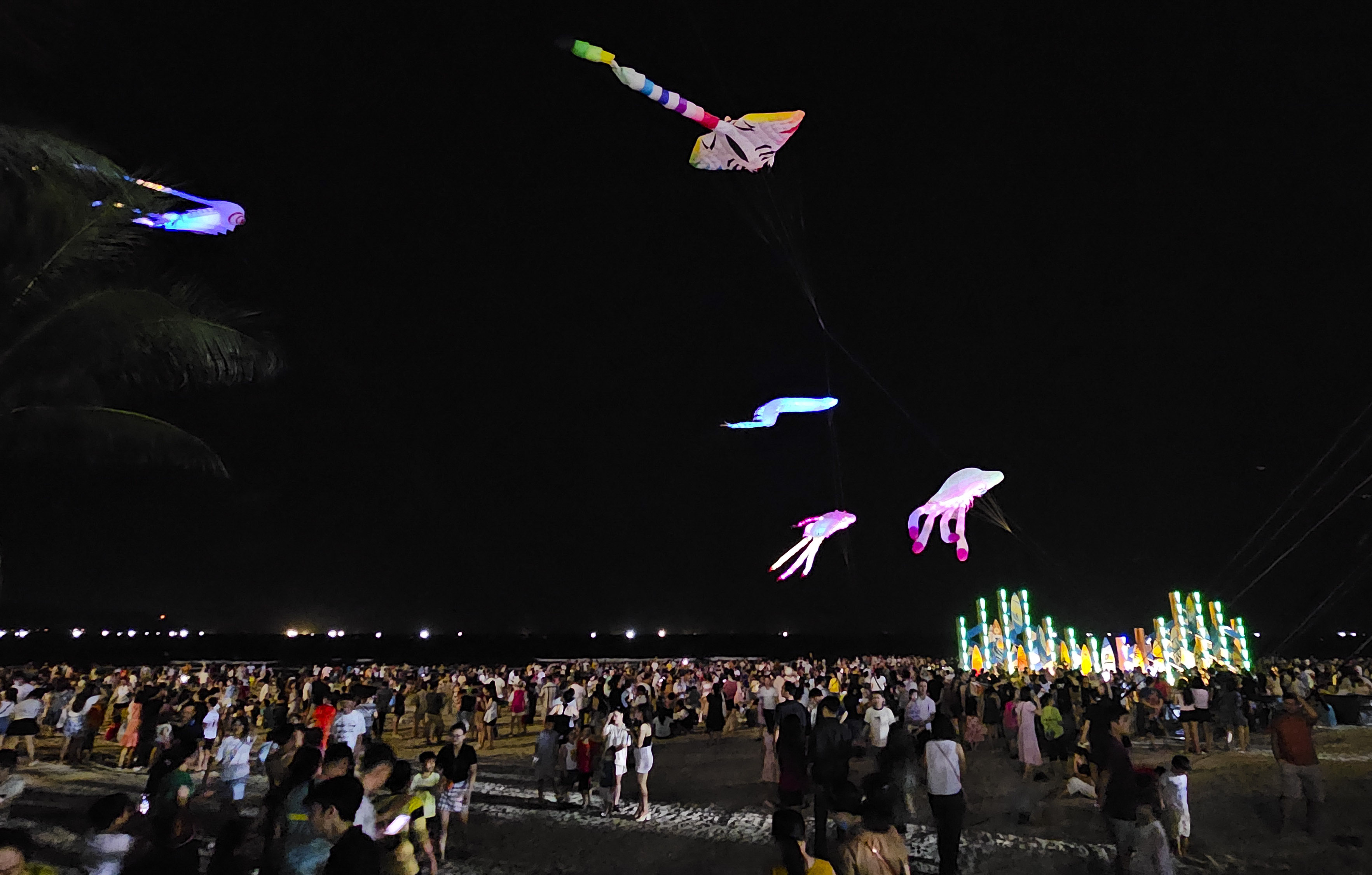 Diều LED thắp sáng bầu trời Đà Nẵng trong mùa lễ hội rực rỡ - ảnh 8