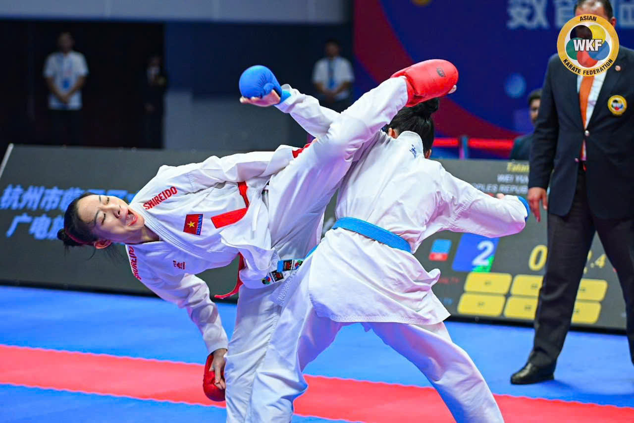 Atleten My Tam - den vietnamesiska karatens