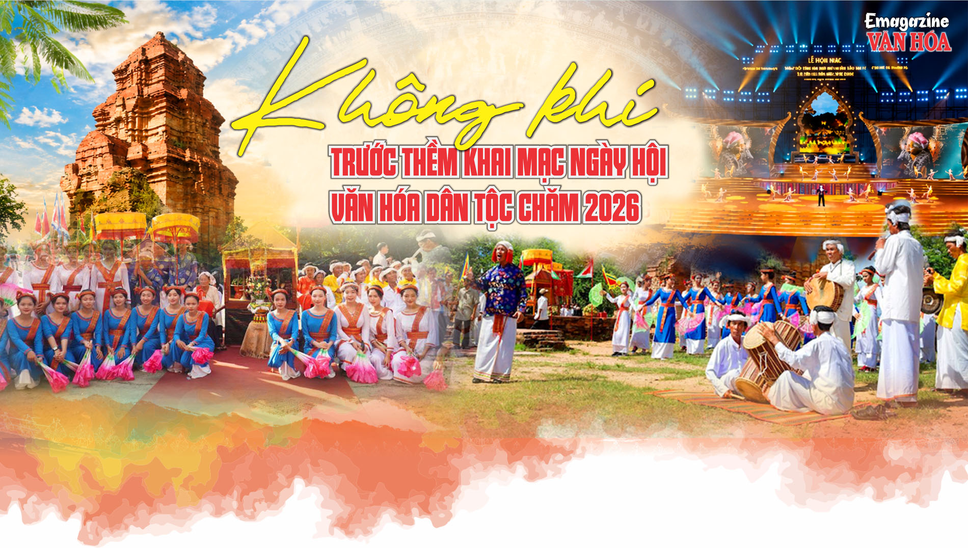 Không khí sôi động trước thềm Ngày hội Văn hóa dân tộc Chăm lần thứ VI năm 2026 tại Khánh Hòa
