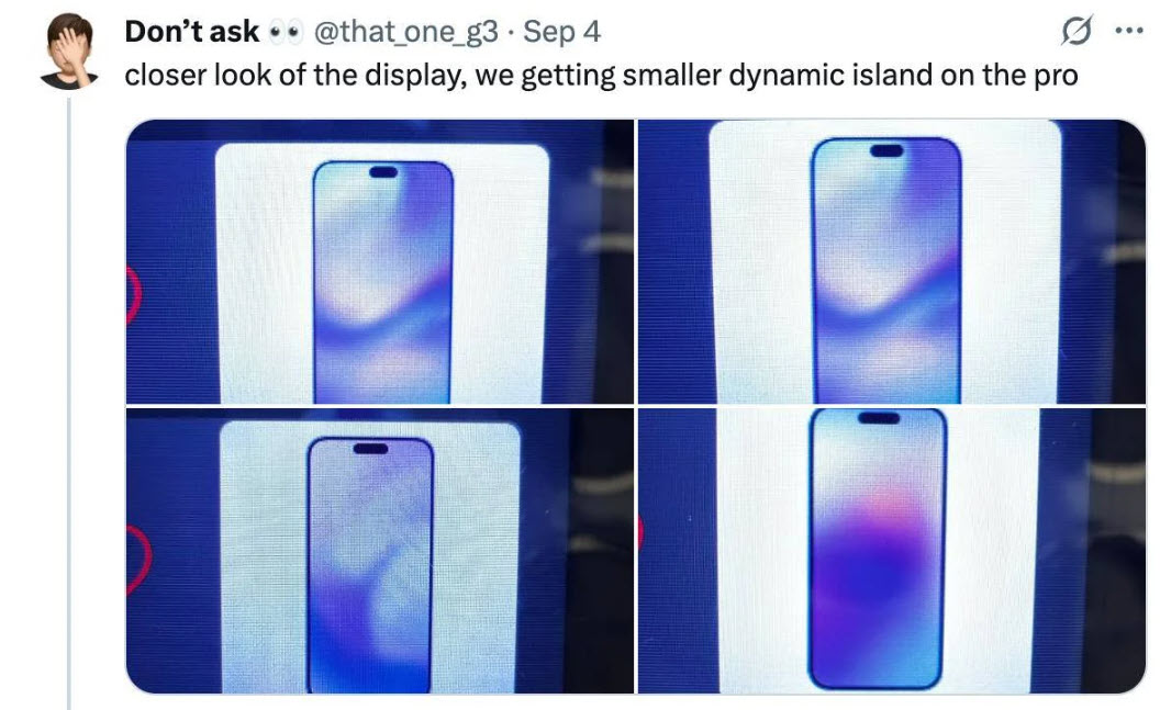 iPhone 17 Pro、よりコンパクトなダイナミックアイランド搭載で公開 - 写真2