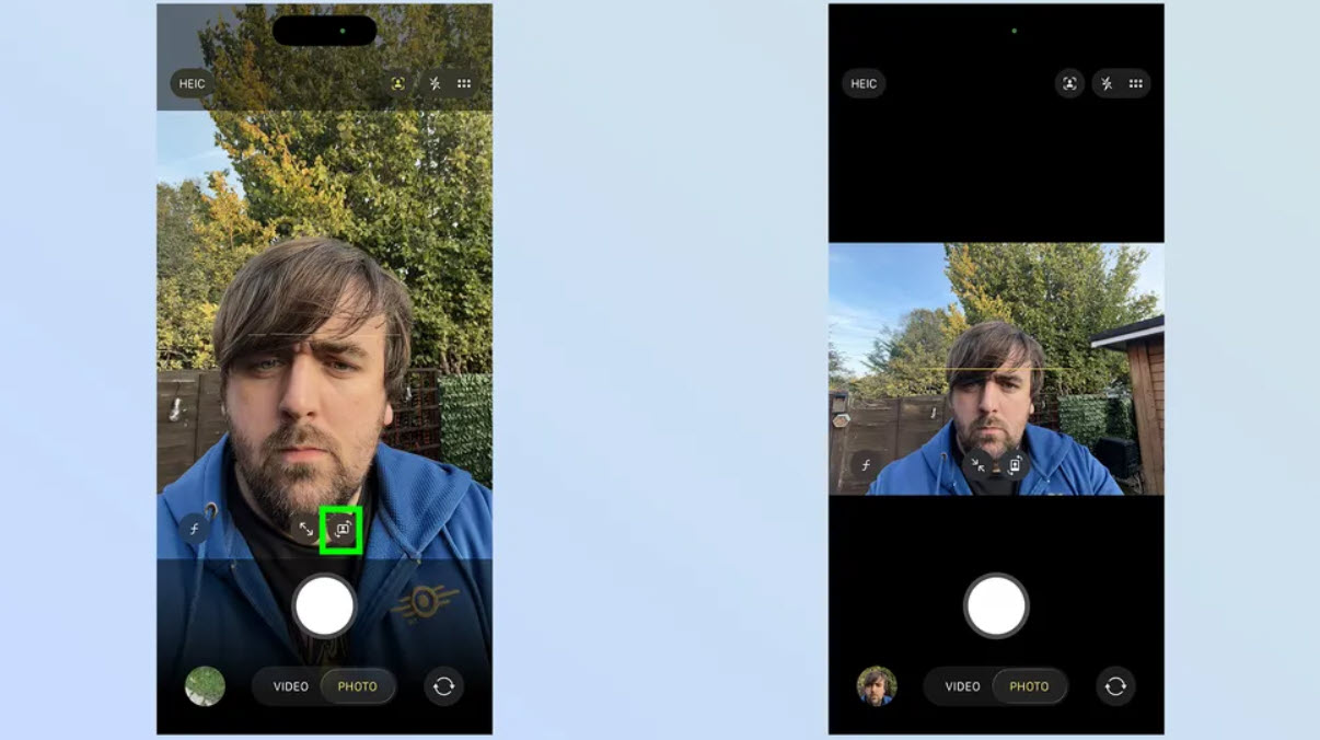 چگونه به راحتی با استفاده از Camera Center Stage در آیفون ۱۷ عکس بگیریم - تصویر ۵