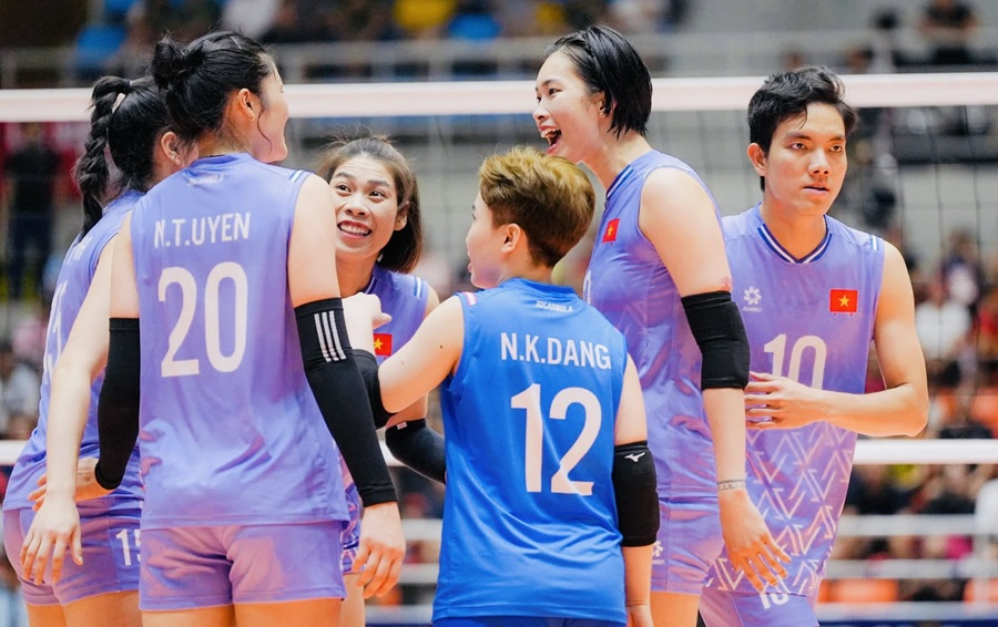 ベトナム女子バレーボールチーム、アジア大会準決勝でカザフスタンと対戦 - 写真1