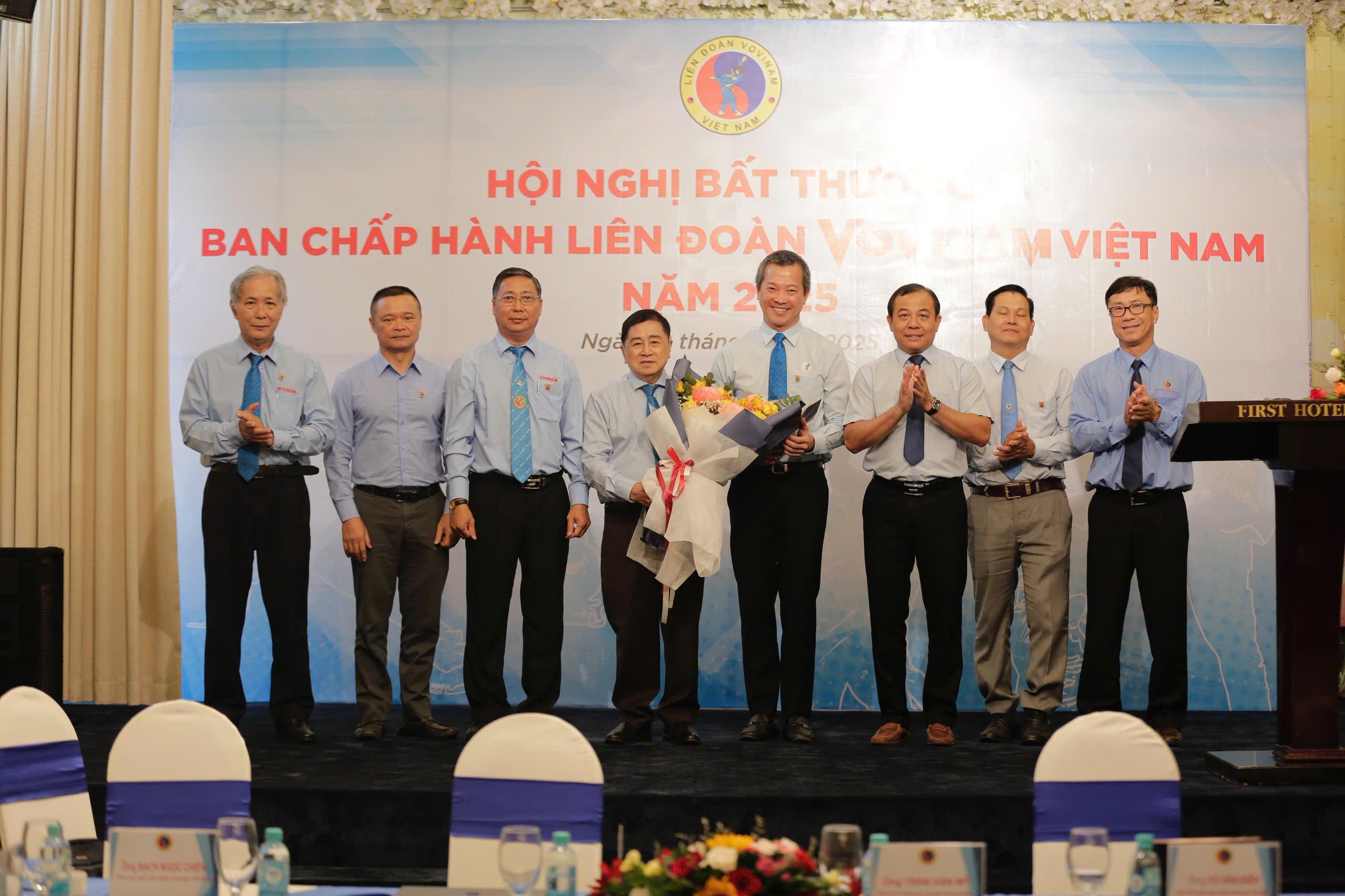 Võ sư Trần Văn Mỹ được bầu giữ chức Chủ tịch Liên đoàn Vovinam Việt Nam  - ảnh 2