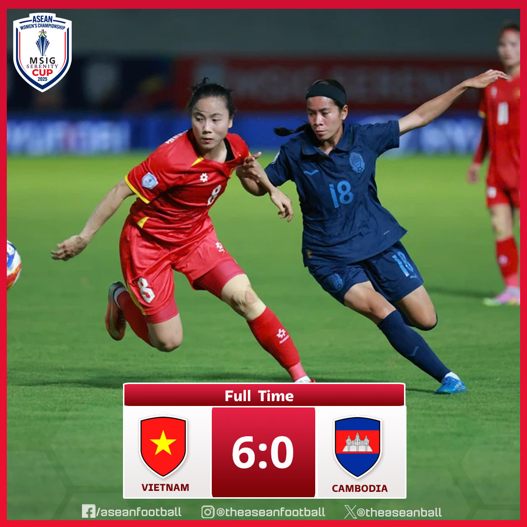 ក្រុមនារីវៀតណាមឈ្នះកម្ពុជាយ៉ាងធំ - រូបថត ២