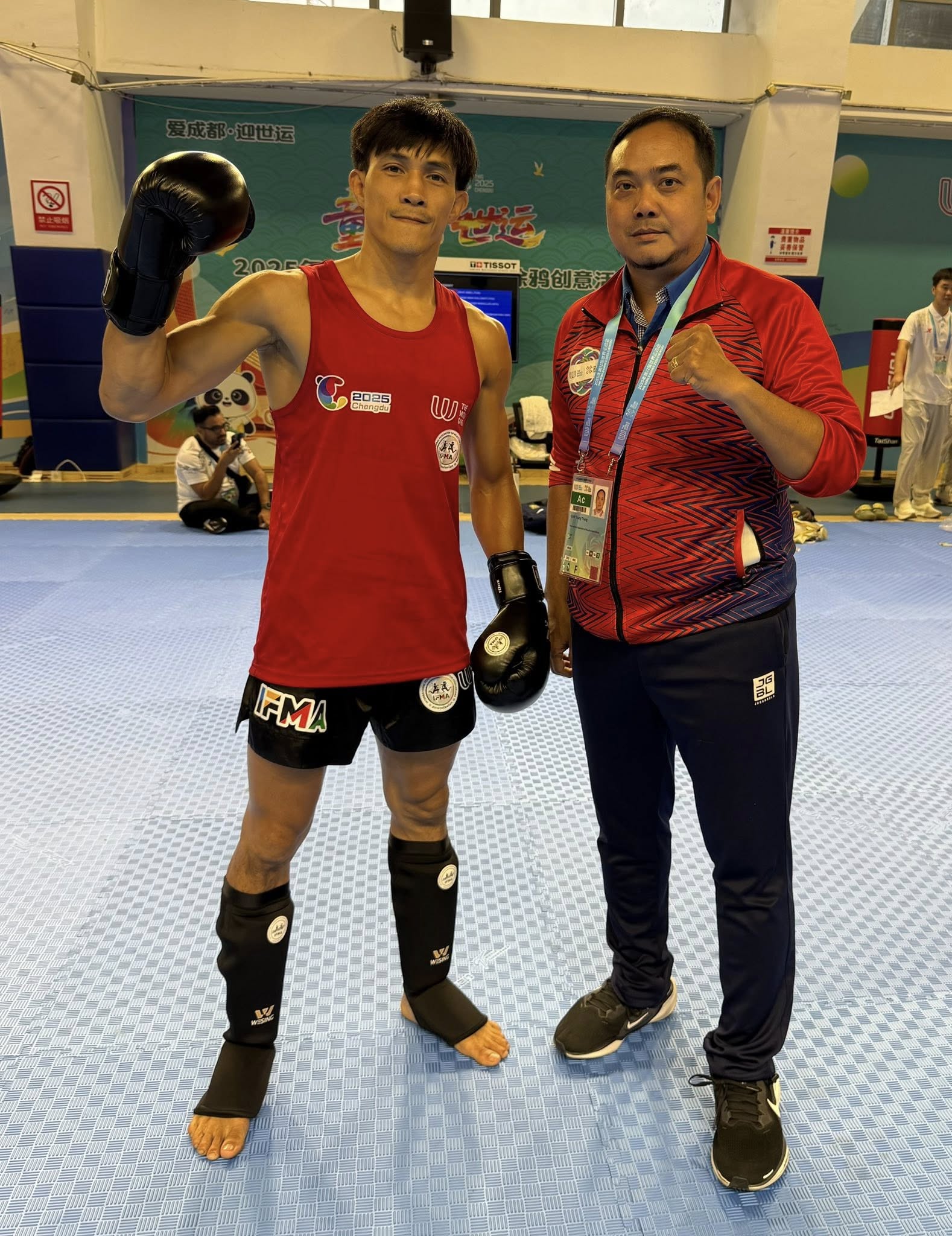 ২০২৫ সালের বিশ্ব গেমসে নুয়েন ট্রান ডুই নাট কঠোর প্রতিদ্বন্দ্বিতা করছেন - ছবি ১