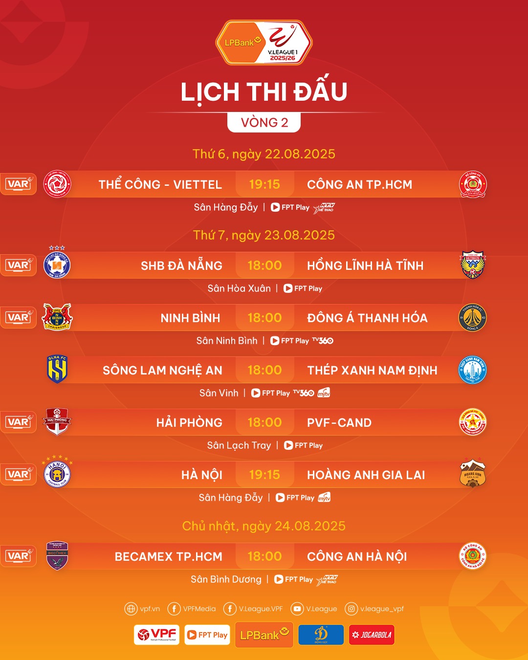 Programul meciurilor din etapa a 2-a a V.League 2025/26 - Fotografia 2