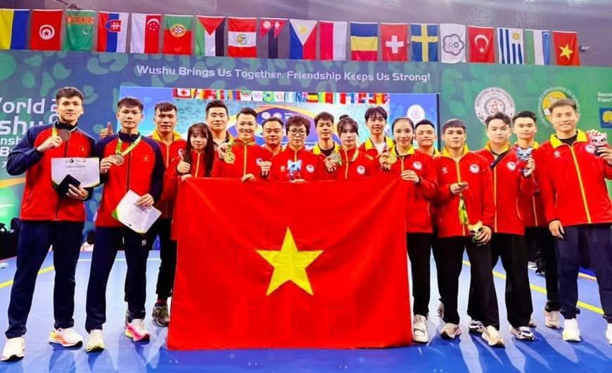 Wushu vietnamita ganhou 2 medalhas de ouro mundiais - foto 1