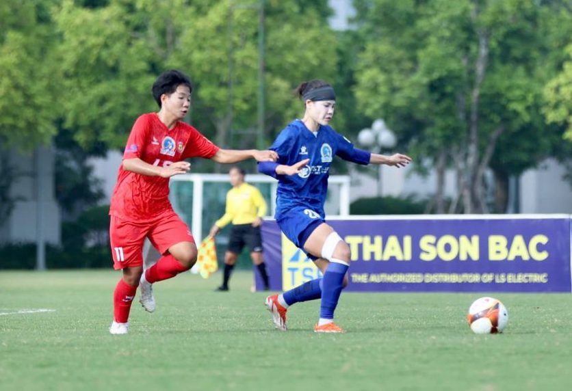 លទ្ធផល និងចំណាត់ថ្នាក់នៃជុំទី ៨ នៃការប្រកួតបាល់ទាត់នារីជាតិឆ្នាំ ២០២៥៖ ទីក្រុងហូជីមិញ I បង្កើតគម្លាត - រូបថត ១