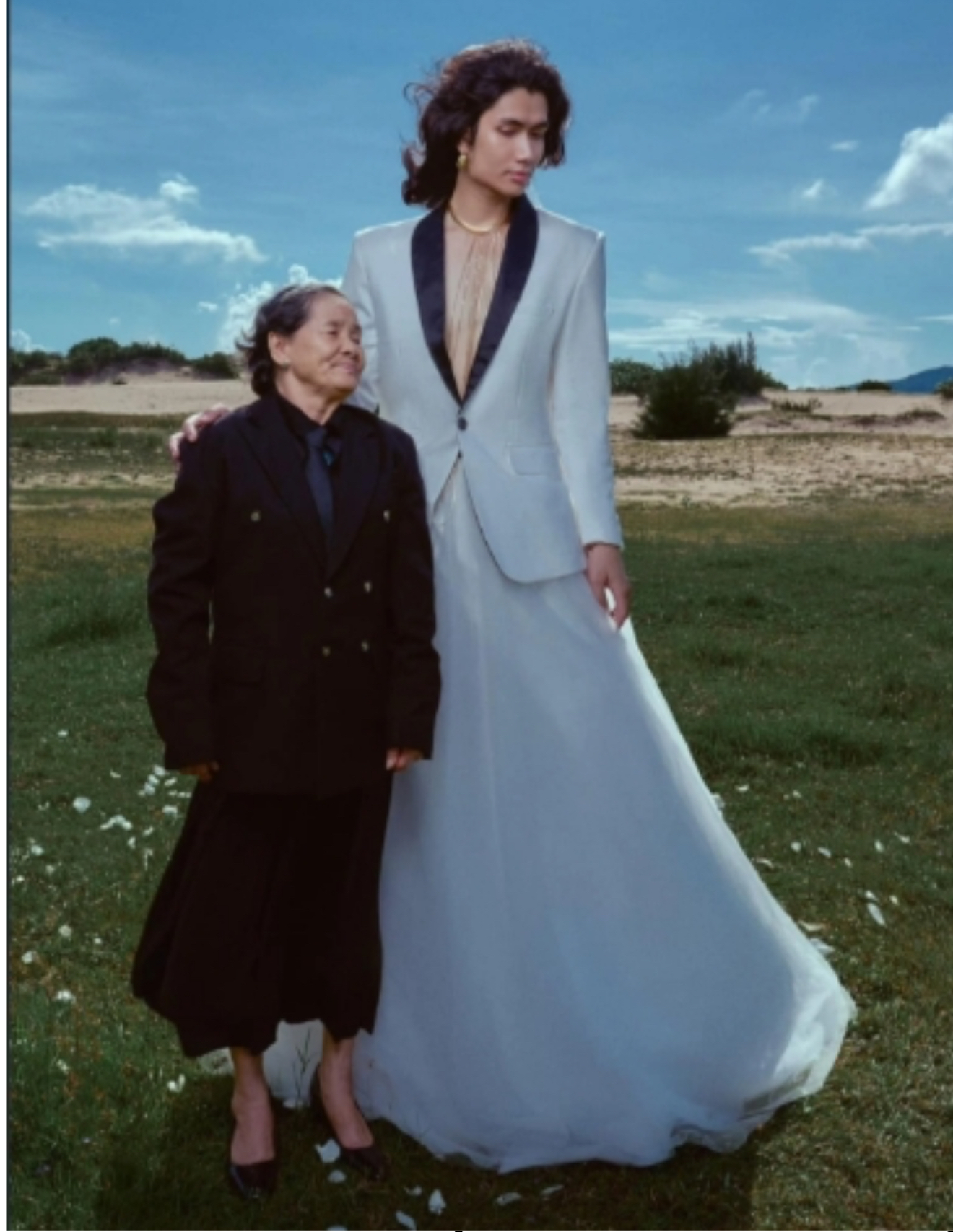 Modelo vietnamita causa furor en internet con el estilo de su abuela - foto 2