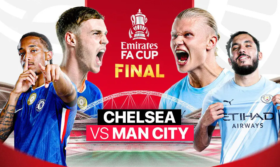 マンチェスターシティ vs チェルシーのFA cup final 公式プログラム