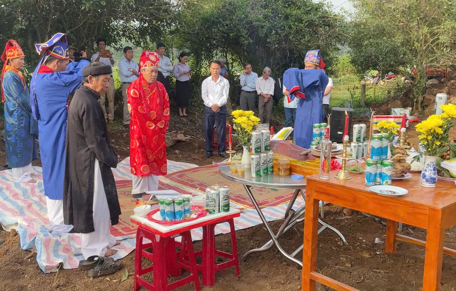 Dựng lại đền thờ chúa Tiên Nguyễn Hoàng tại làng An Nha - ảnh 1