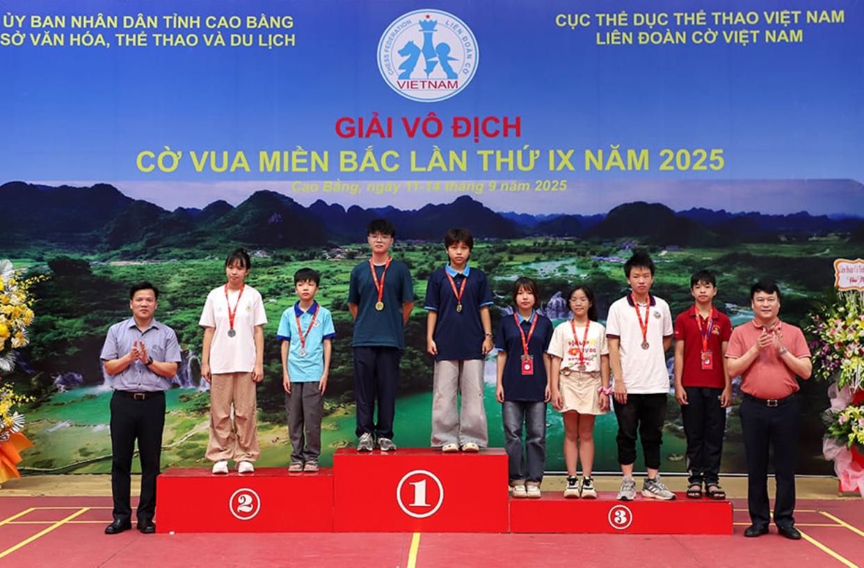 9ویں شمالی شطرنج چیمپئن شپ 2025 کی اختتامی تقریب - تصویر 1