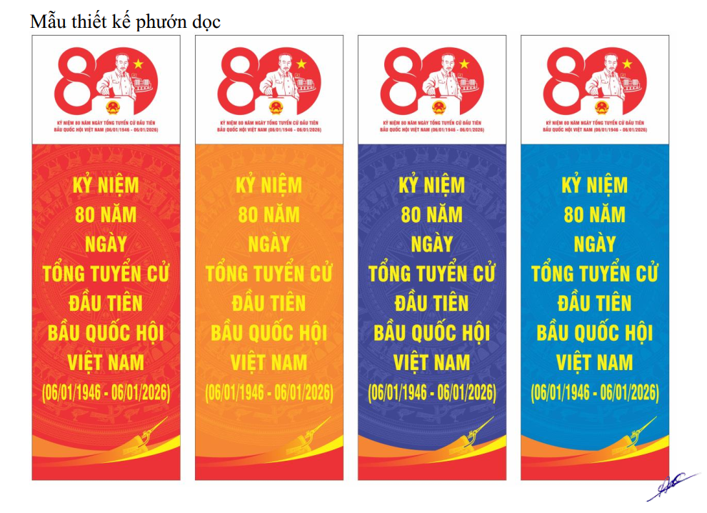 Anunciando o design do logotipo para celebrar o 80º aniversário da primeira eleição geral para eleger a Assembleia Nacional Vietnamita - foto 3