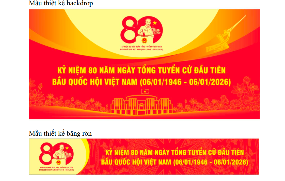 Anunciando o design do logotipo para celebrar o 80º aniversário da primeira eleição geral para eleger a Assembleia Nacional Vietnamita - foto 2