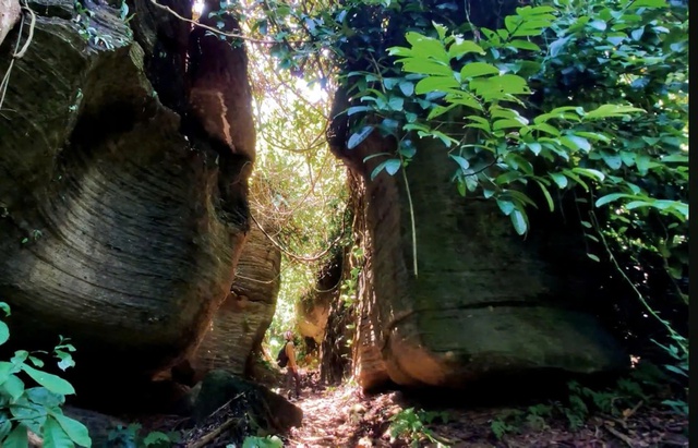 The exposed rock blocks are hundreds of millions of years old and are considered a natural geological museum.