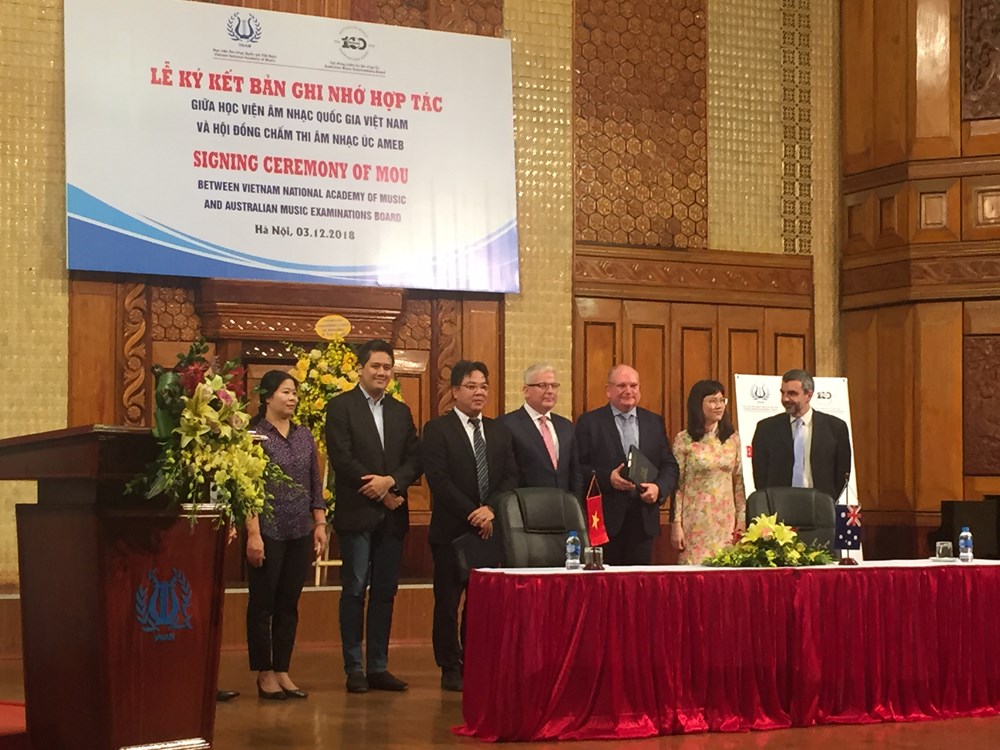 Hợp tác giữa Học Viện Âm nhạc quốc gia VN và Hội đồng chấm thi Âm nhạc Úc - ảnh 1