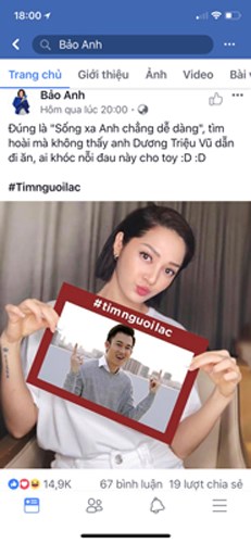 Showbiz Việt đổ xô Tìm người thân bị lạc - ảnh 1