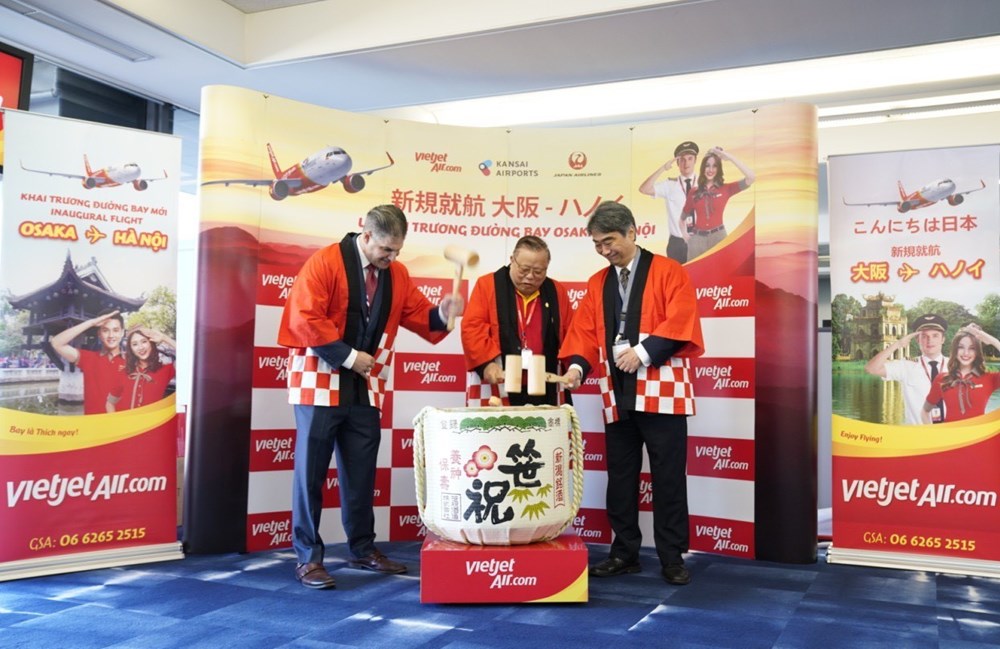 Vietjet khai trương đường bay thẳng đầu tiên đến Nhật Bản - ảnh 1