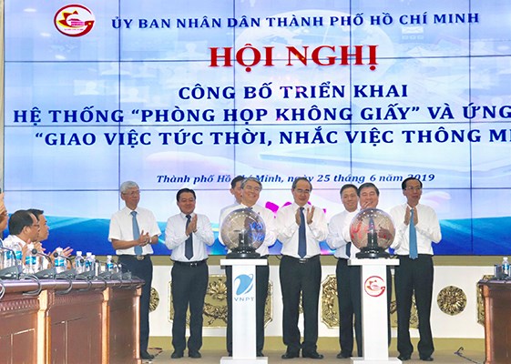 TP. HCM: Hướng đến chính quyền không giấy tờ - ảnh 1
