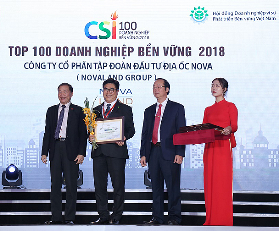 Tập đoàn Novaland được vinh danh Top 100 Doanh nghiệp bền vững - ảnh 1