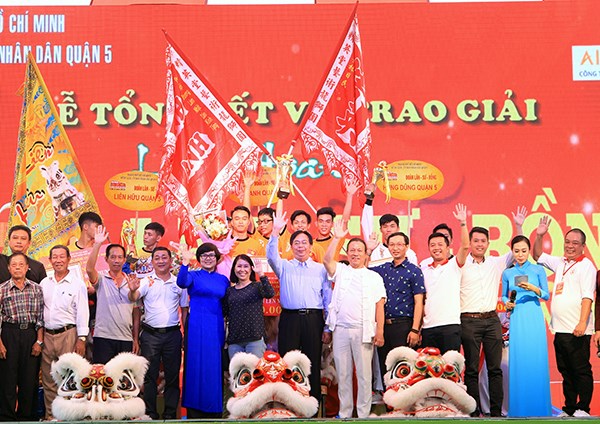 TP. HCM: 25 đoàn Lân - Sư - Rồng hội tụ tranh tài - ảnh 3