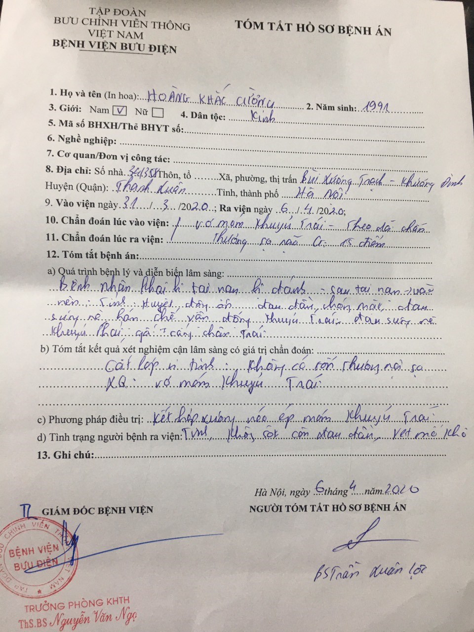 Hà Nội: Khách hàng "tố" nhân viên Nhà hàng Bình Minh hành hung dã man - ảnh 3