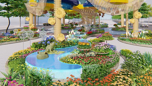 Đường hoa Nguyễn Huệ 2020: Bản sắc và hiện đại - ảnh 2