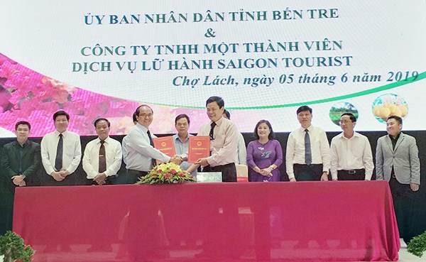 Lữ hành Saigontourist và Bến Tre hợp tác phát triển du lịch - ảnh 1