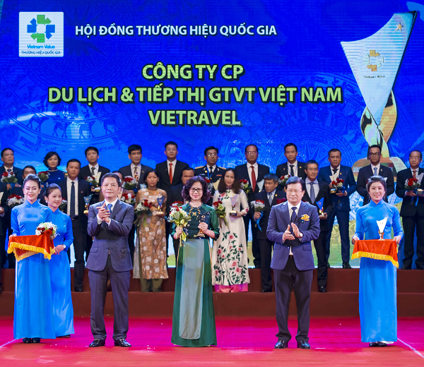 Vietravel vinh dự lần thứ 4 liên tiếp  đạt “Thương hiệu Quốc gia” - ảnh 1