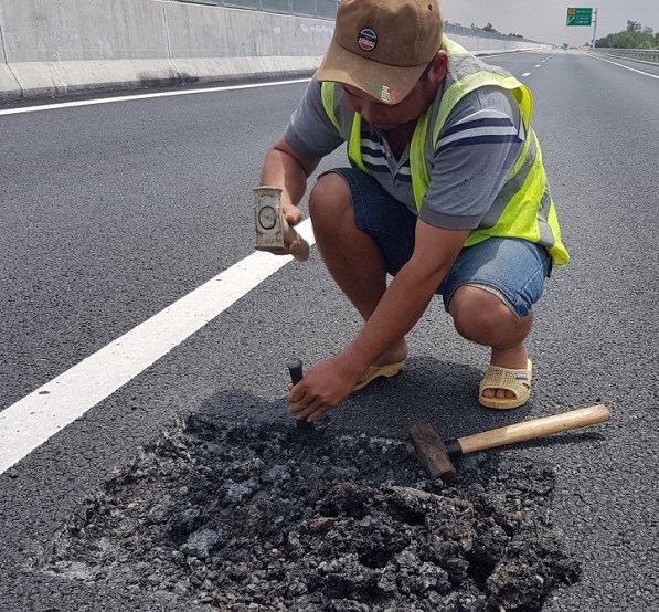 khắc phục sơ bộ ở một số vị trí hư hỏng cục bộ