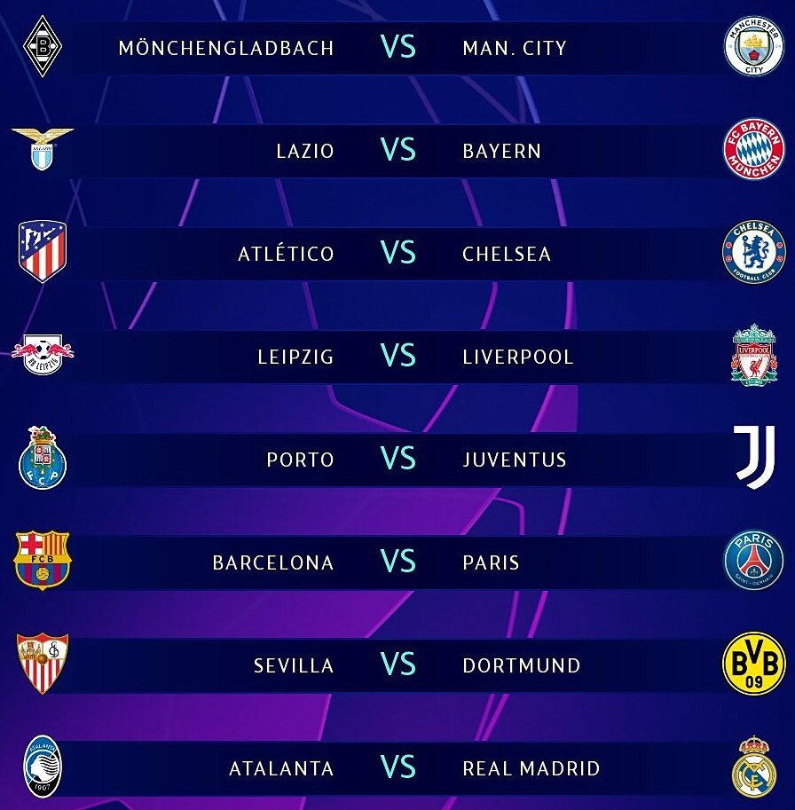 Xác định 8 cặp đấu tại vòng 1/8 Champions League - ảnh 1