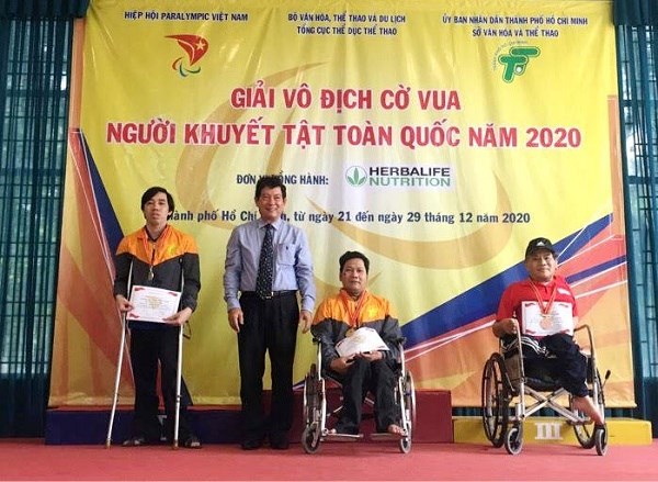 Hà Nội nhất toàn đoàn Giải cờ vua người khuyết tật toàn quốc 2020 - ảnh 1