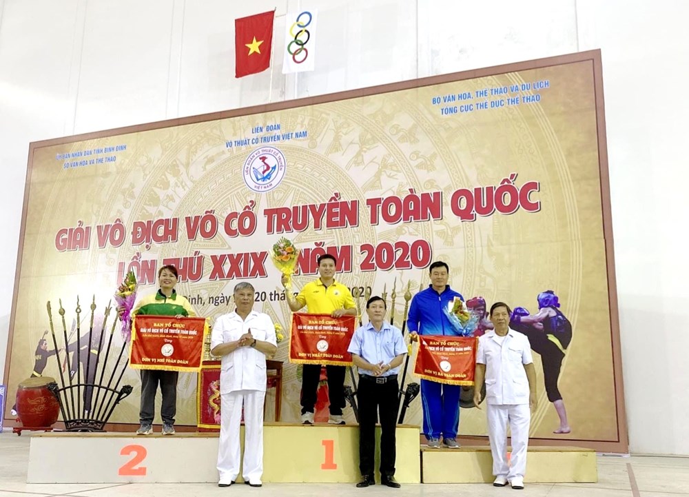 Bình Định nhất toàn đoàn Giải vô địch Võ Cổ truyền toàn quốc 2020 - ảnh 1