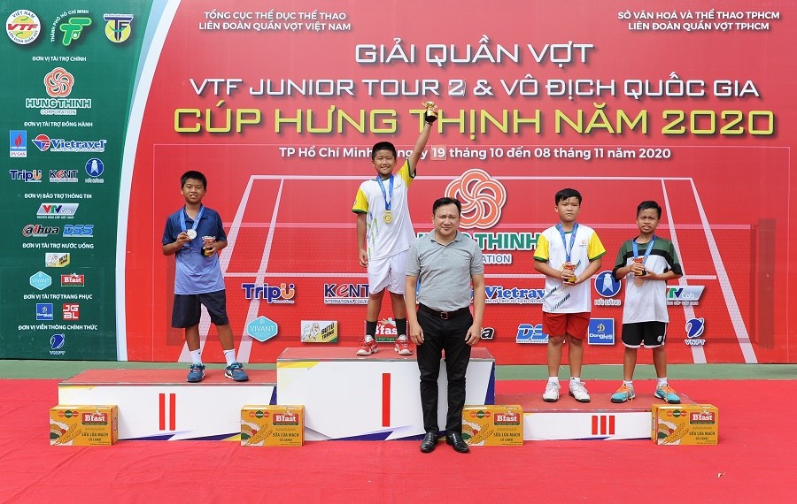 TP.HCM nhất toàn đoàn Giải quần vợt thanh thiếu niên toàn quốc 2020 - ảnh 1