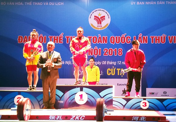 Đại hội Thể thao toàn quốc lần VIII: Hà Nội nhất toàn đoàn môn cử tạ - ảnh 1