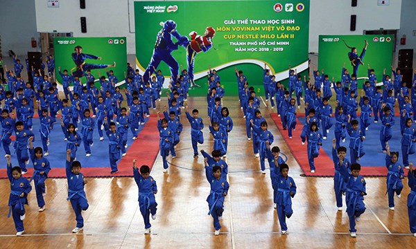 TP.HCM: Hơn 1.900 võ sinh dự Giải Vovinam học sinh - ảnh 2