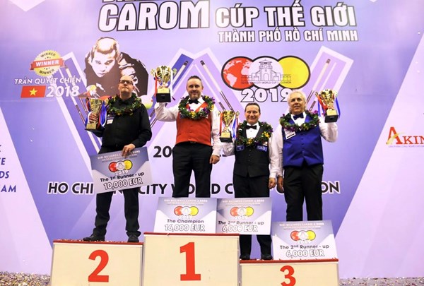 Caudron Frederic vô địch World Cup billiards carom 3 băng TP.HCM 2019 - ảnh 1