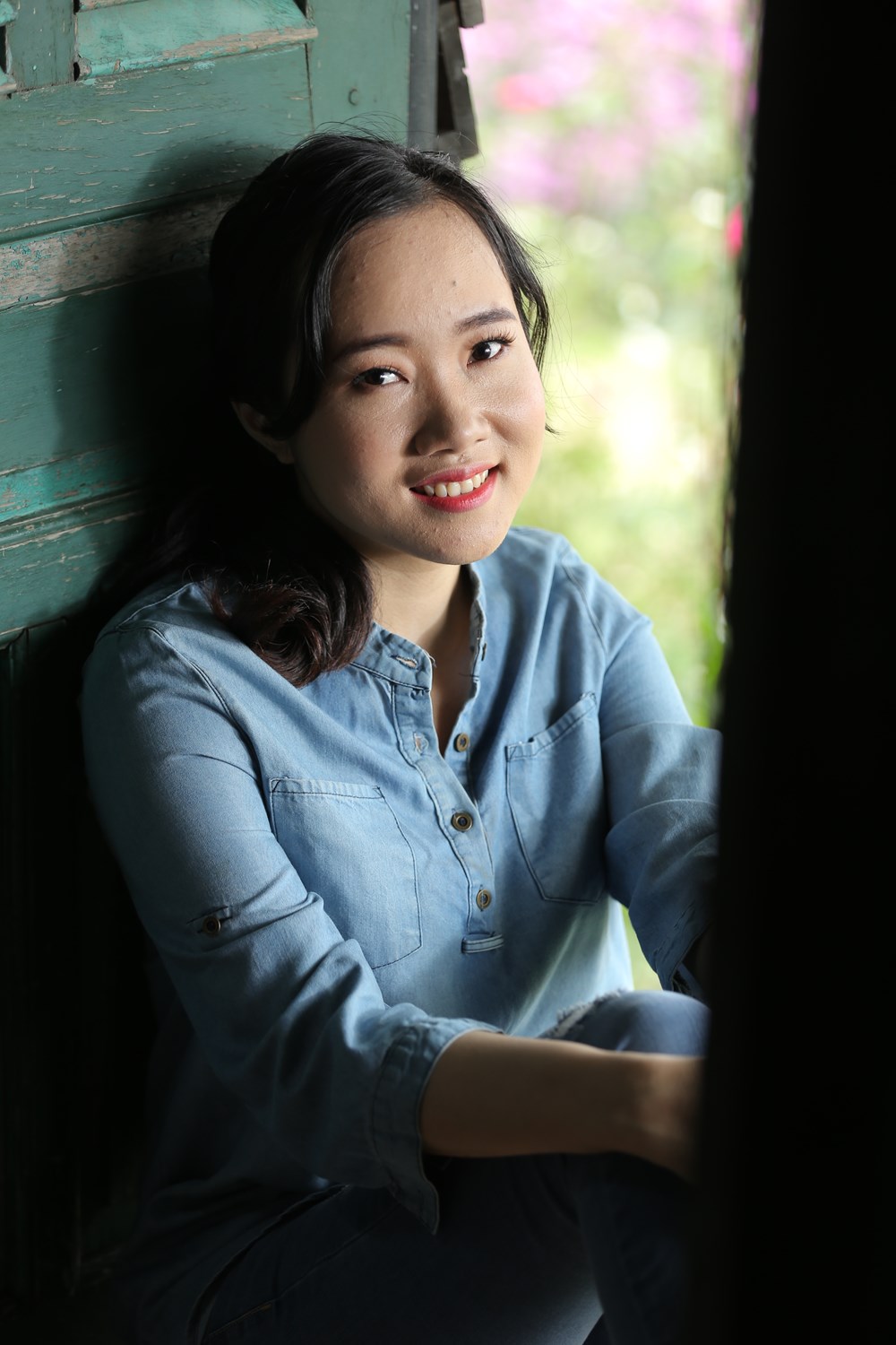 Nữ hoạ sĩ dệt giấc mơ từ... vải - ảnh 1