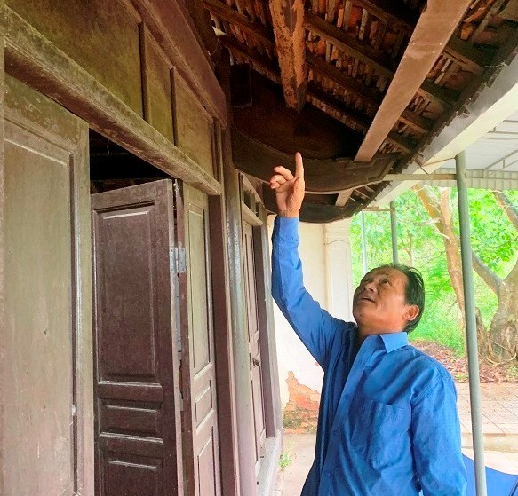 Di tích quốc gia đền thờ Song Trạng nguyên trước nguy cơ đổ sập - ảnh 5